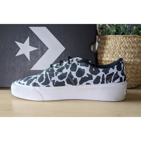 *NEW* Converse Skid Grip OX Animal Print Unisex Low Top Sneakers W7.5 M6 - Picture 9 of 11